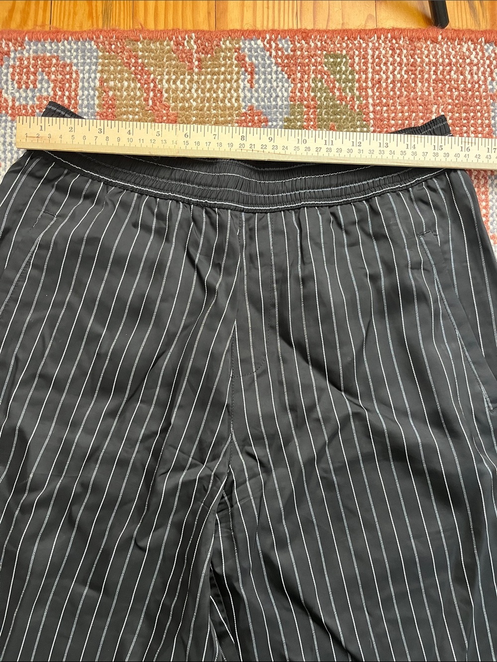 Neil Barrett City Shorts Black White Pinstripe Italian Made - Picture 2 of 11